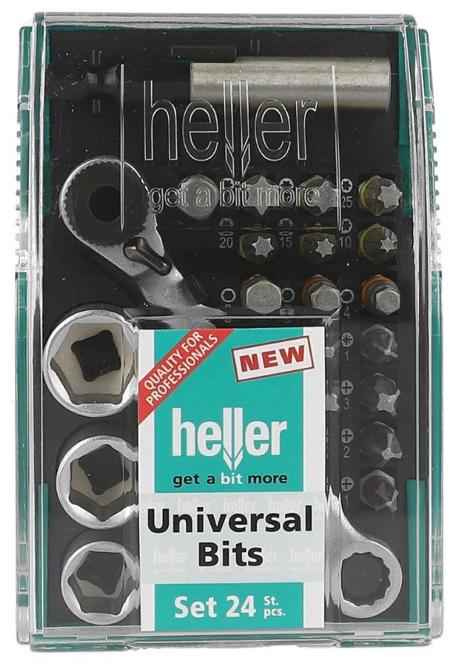 Heller bits/top sæt 24 stk. *udgår*