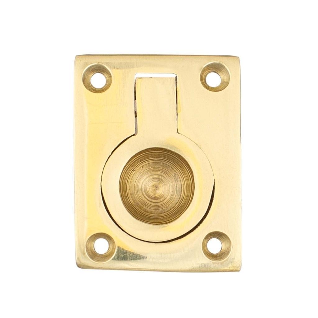 Lemmehank - 50x40 mm - PVD messing