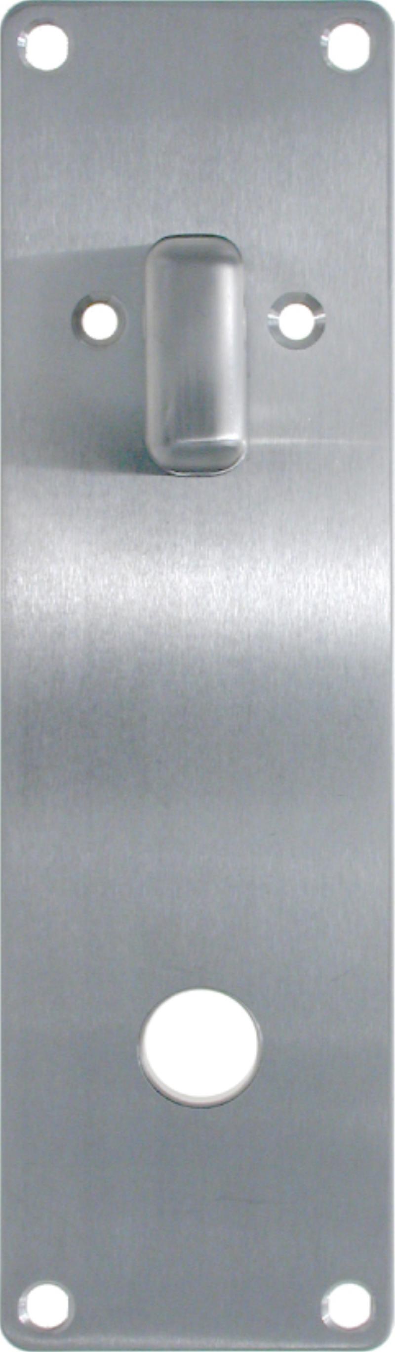 Ruko scanflex langskilt m. vrider, hul for cyl. 60x206x2mm