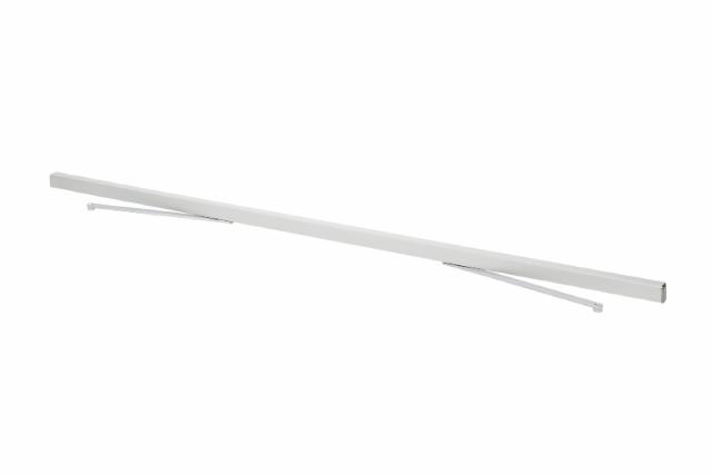Abloy G464 EMF1 glideskinnesæt til dobbeltdøre, Sølv (2018)