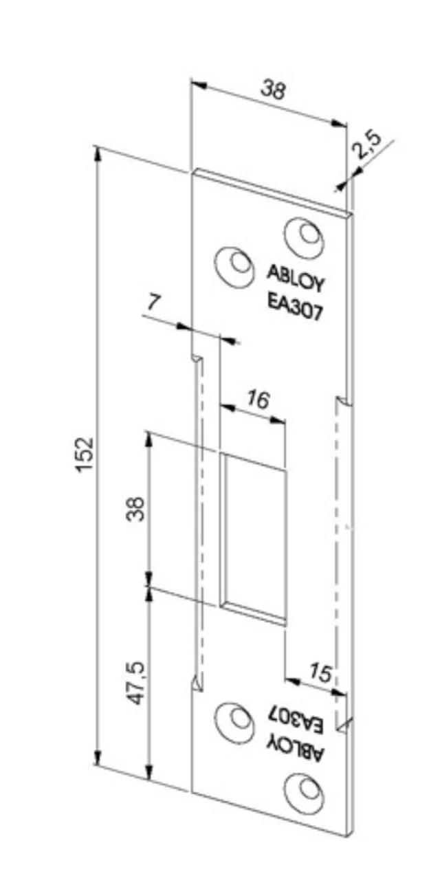 Abloy Slutblik EA307 (948113)