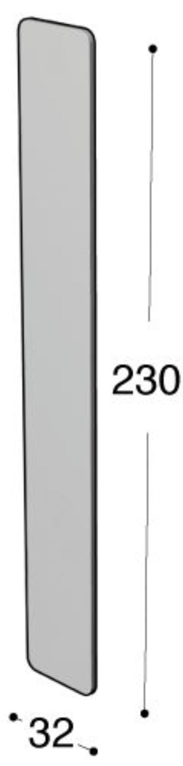 Ruko-Line smalprofil langskilt udv, blind/blind cc115mm