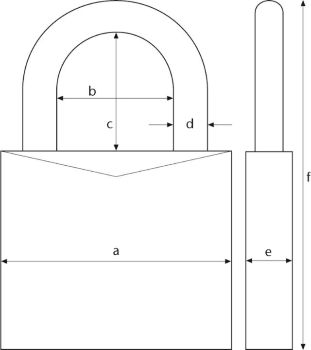 Abus Hængelås TITALIUM™ 86TIIB/45 u/cyl