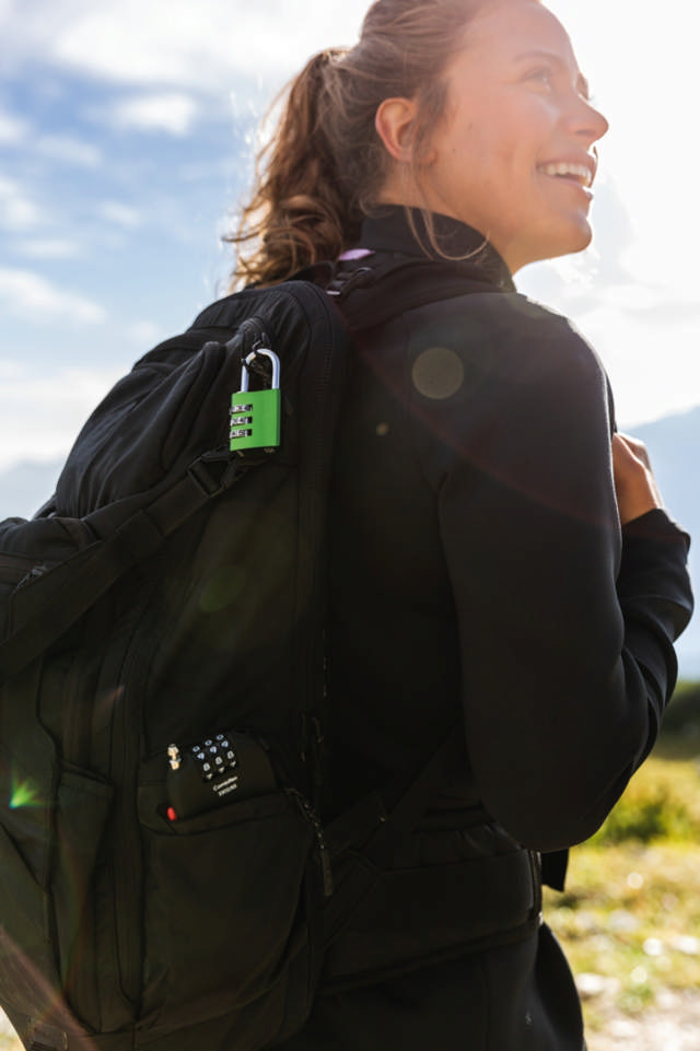 Abus hængelås m/kode 145/20 Orange 