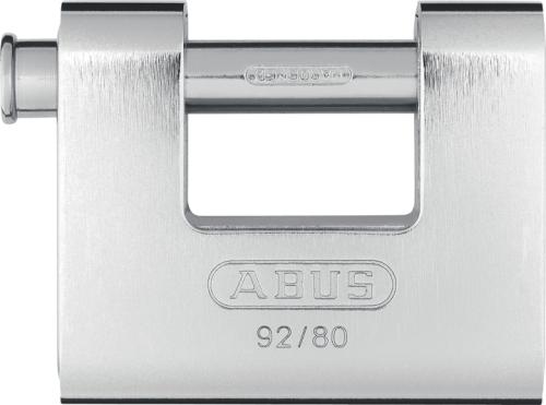 Abus hængelås 92/80 Monobloc, container