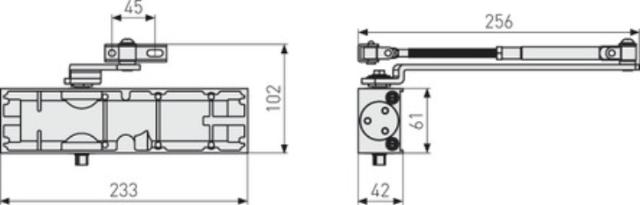 Fastholderarm til AC7124/AC7224