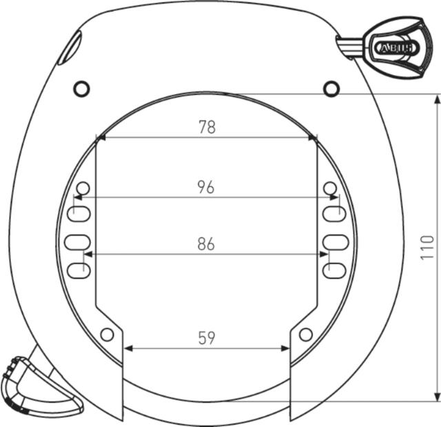 Ringlås 5755L Pro Shield X-PLUS (VF)(OK) 5755L NR BK X-PLUS