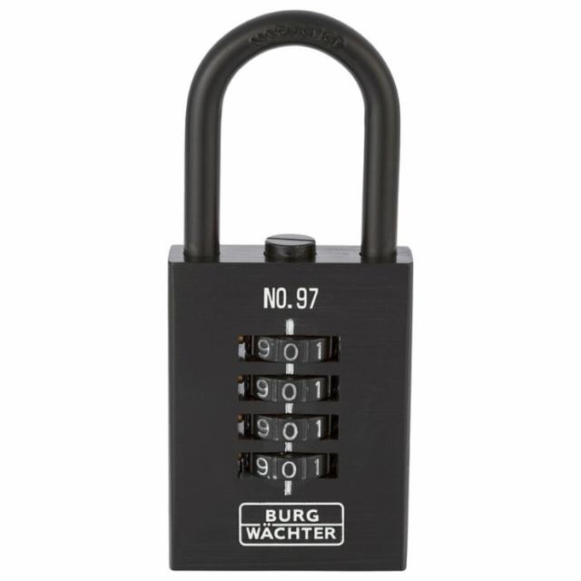 BURG hængelås m. kode combi lock 97 50 SB