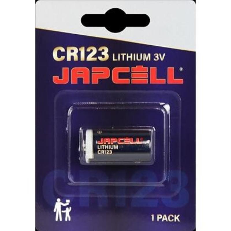 Japcell batteri CR123 lithium batteri