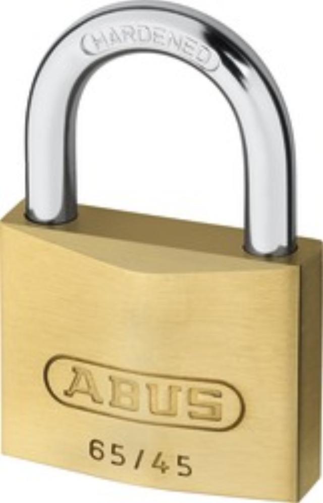 Abus hængelås 65/45 ensl. 6454