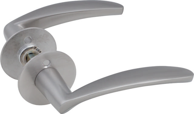 Lockit dørgreb 7222 bue m/roset massiv CC30