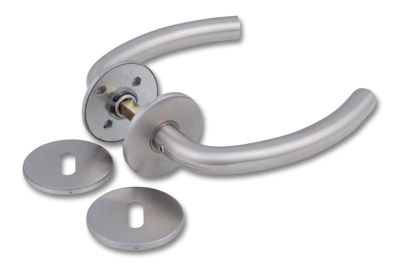 Lockit dørgreb coupe 16 mm. m. klipsroset