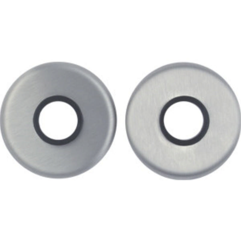 Lockit dørgrebsrosetter 1131 rustfrit, oppresset