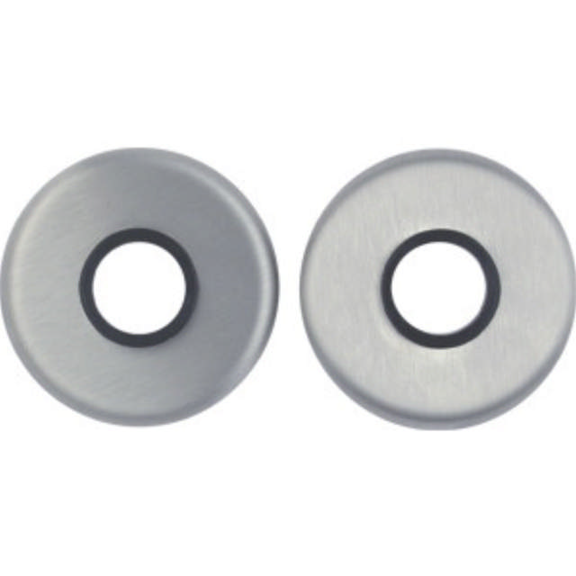 Lockit dørgrebsrosetter 1131 rustfrit, oppresset