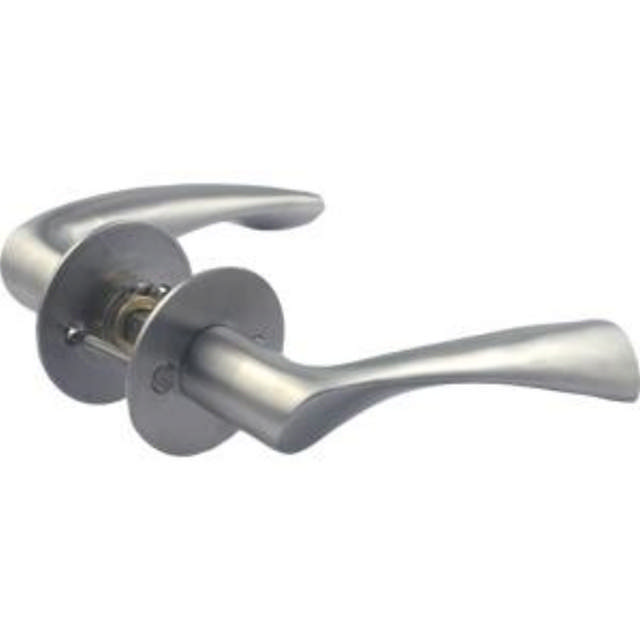 Lockit dørgreb 7221 drejet, Hult, m. mas.roset, CC30