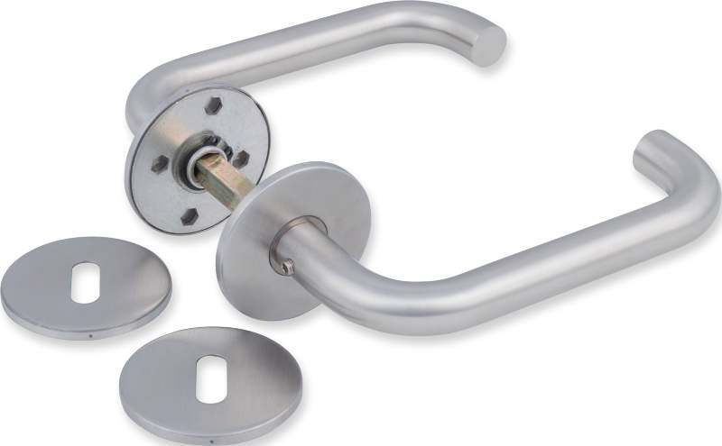 Lockit dørgreb 16 U m. klipsroset