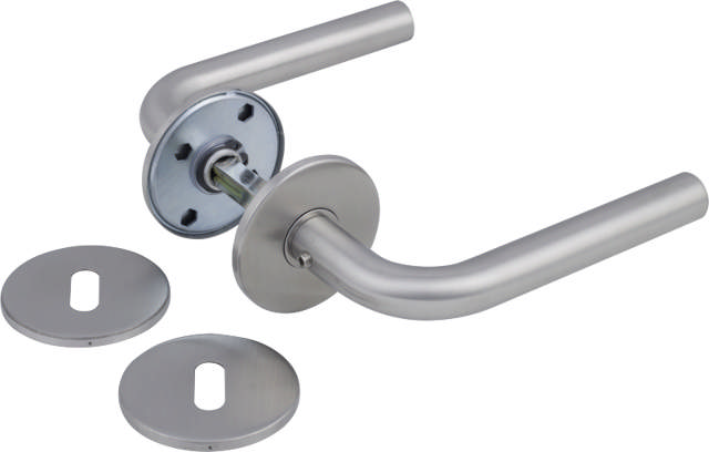 Lockit dørgreb 16 L m. klipsroset