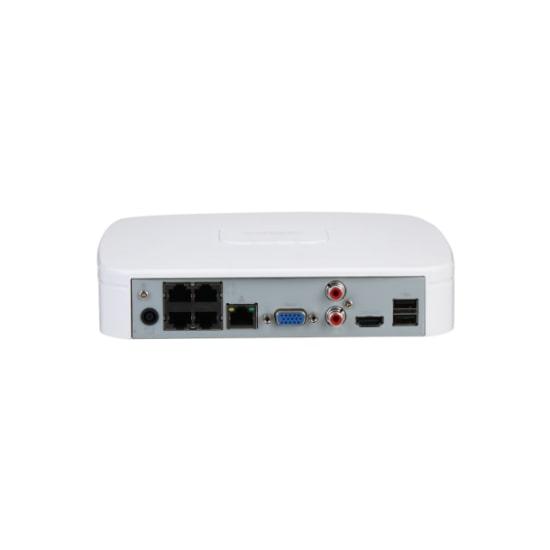 Dahua NVR optager 4 kanals 4xPoE AI Model, 1000GB harddisk