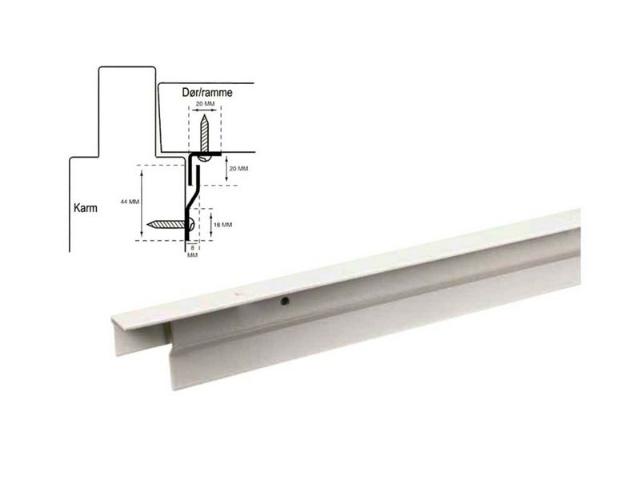 Secustrip 153 hvid type 1 ind 2050mm.