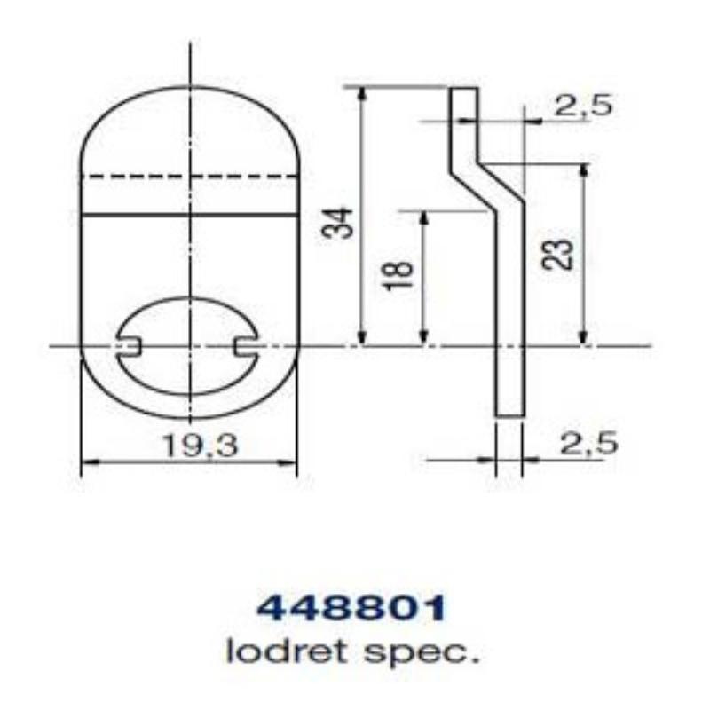 Ruko kamstykke 448801 lodret spec.