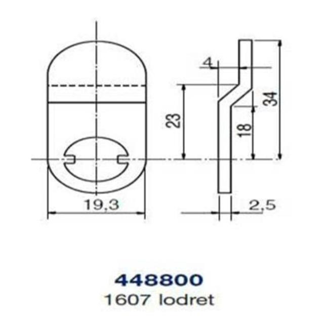 Ruko kamstykke 448851 t/1607-nøgleskab