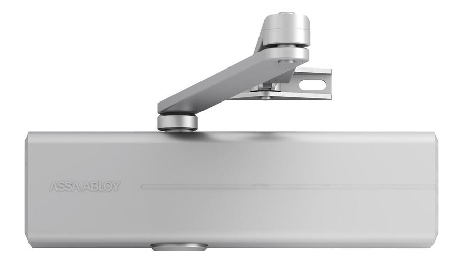 Abloy dørlukker DC200 EN2-4 m/ arm, sølv (2018)