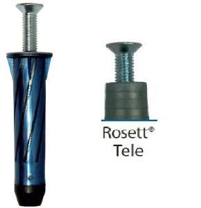 Expandet Rosett Blå tele tx25 65 mm 5 mm ma.skr PK 25