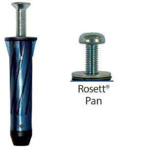 Expandet rosett blå pan TX25 55mm PK 50