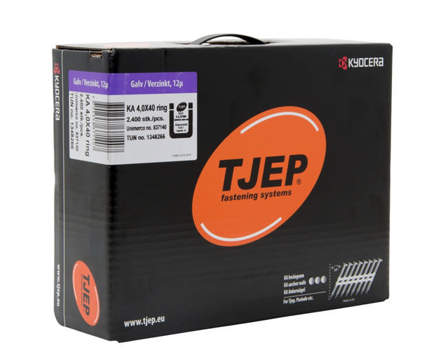 TJEP Beslagsøm Elgalv. KA 40/40 PK m. 2400 stk. (stav)