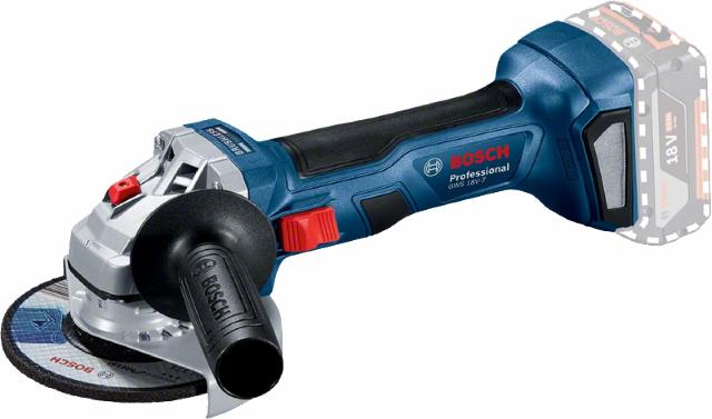 Bosch vinkelsliber GWS18V-7 125mm solo