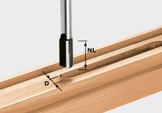 Festool Notfræser/8 MM HW D20/30