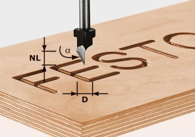 Festool Skriftfræser HS S8 D11/60°