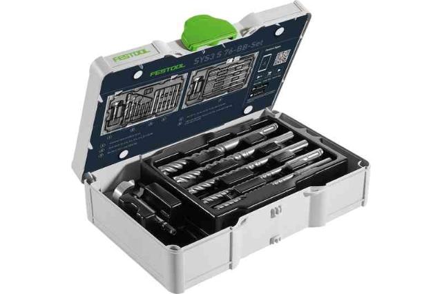 Festool Bits- og borsæt SYS3 S 76-BB-Set