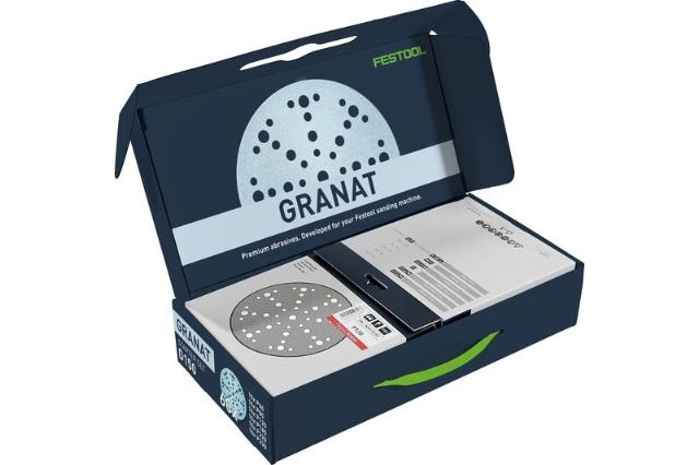 Festool Slibepapir STF D150/48 GR-Set Granat