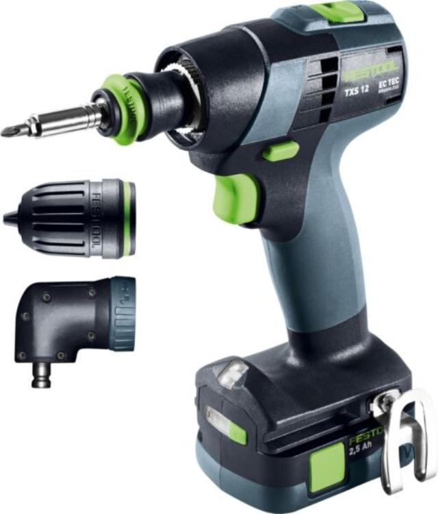 Festool Akku bore-/skruemaskine TXS 12 2,5-Set