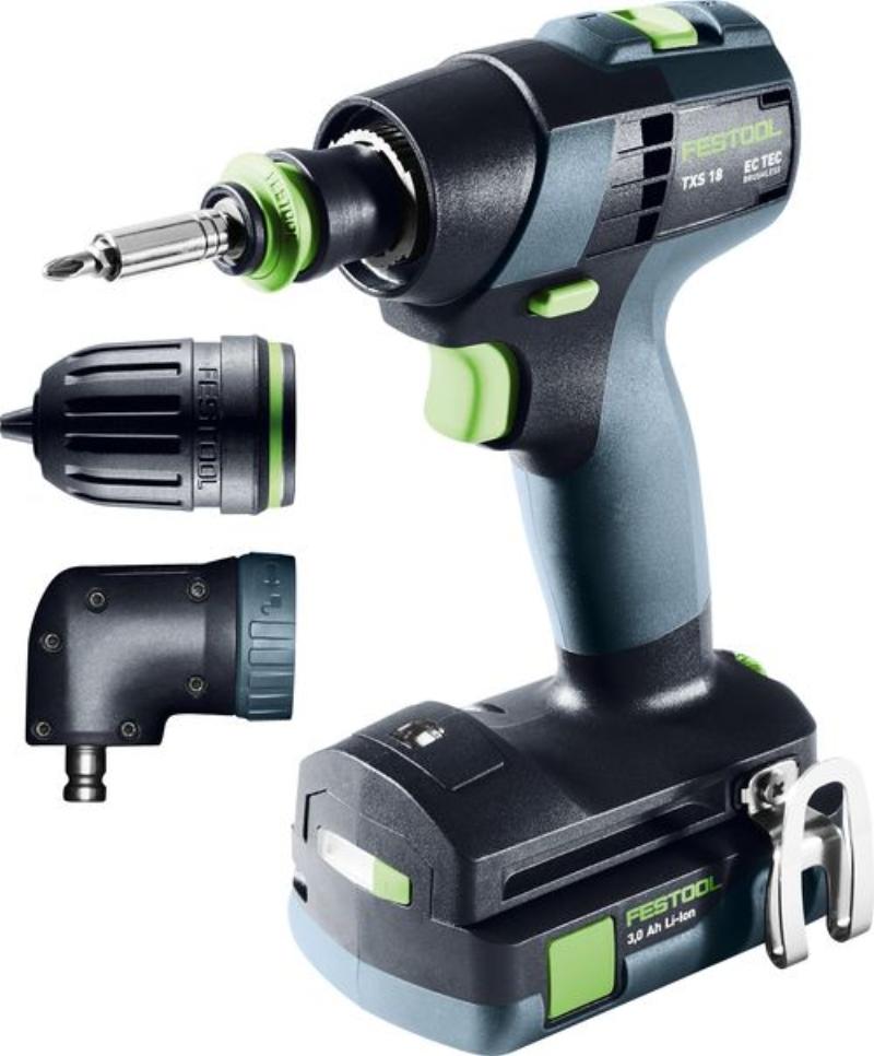 Festool Akku bore-/skruemaskine TXS 18 C 3,0-Set