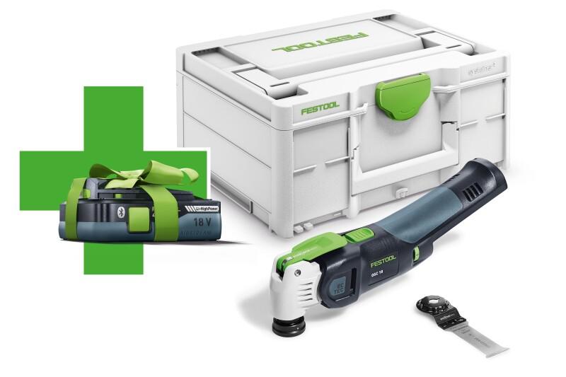 Festool Akku multiværktøj OSC 18 E Basic 4.0