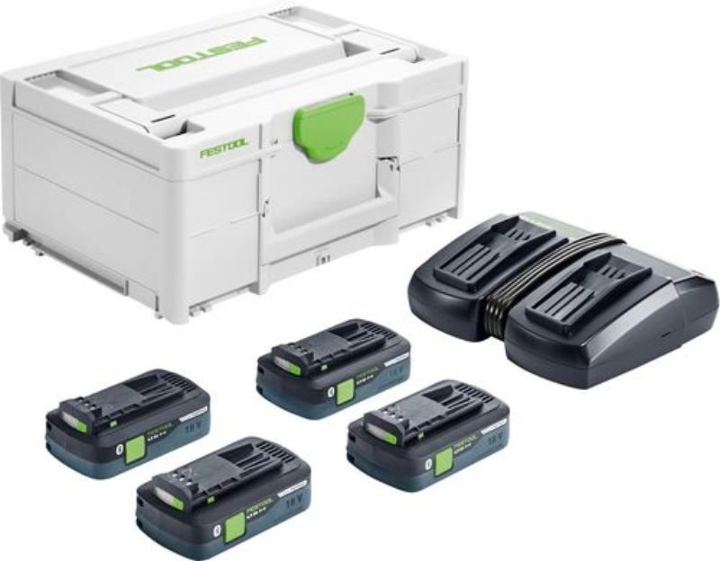 Festool Energi-Set SYS 18V 4x4,0/TCL 6 DUO