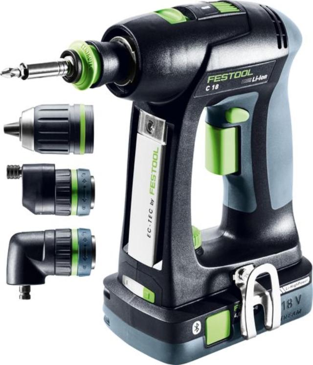 Festool Akku bore-/skruemaskine C 18 HPC 4,0 I-Set