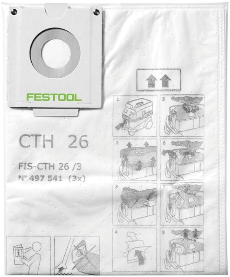 Festool Filterpose FIS-CTH 26/3 pk á 3 stk