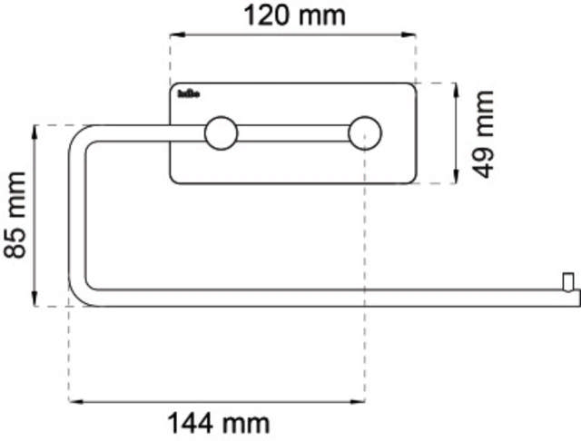 TOILETPAPIRHOLDER ANGLE SORT 