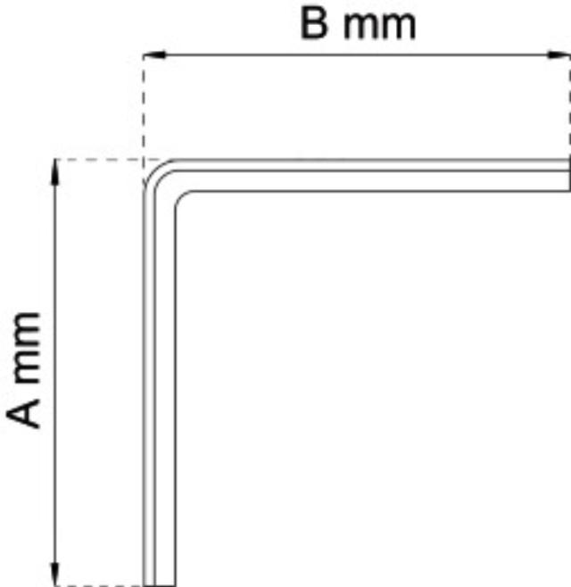 HYLDEKNÆGT T-PROFIL GALV 200X250MM