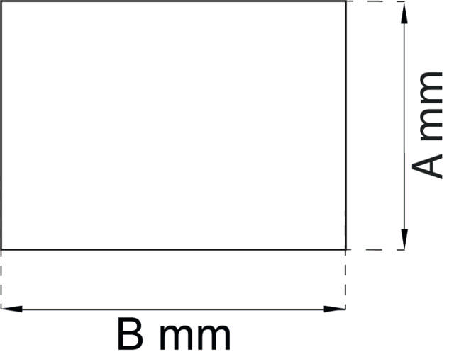 FILTSTYKKE 100X125MM SELVKLÆB. 