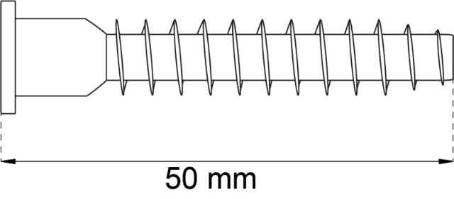 MØBELSKRUE M6,3X50MM