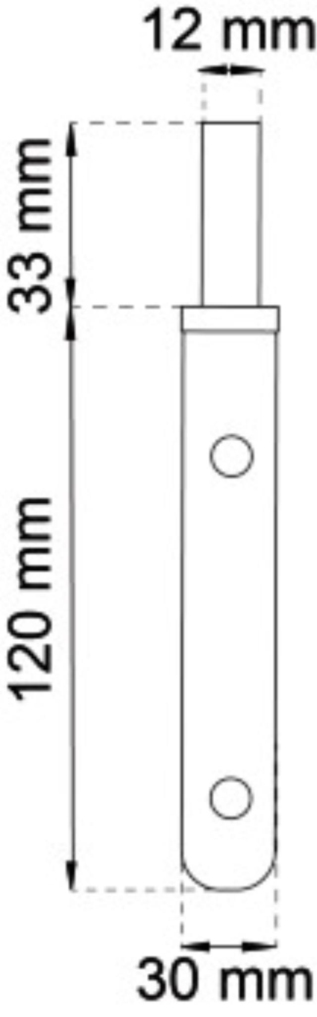 Lockit dørstop skildpadde Ø80x30 mm. oppresset