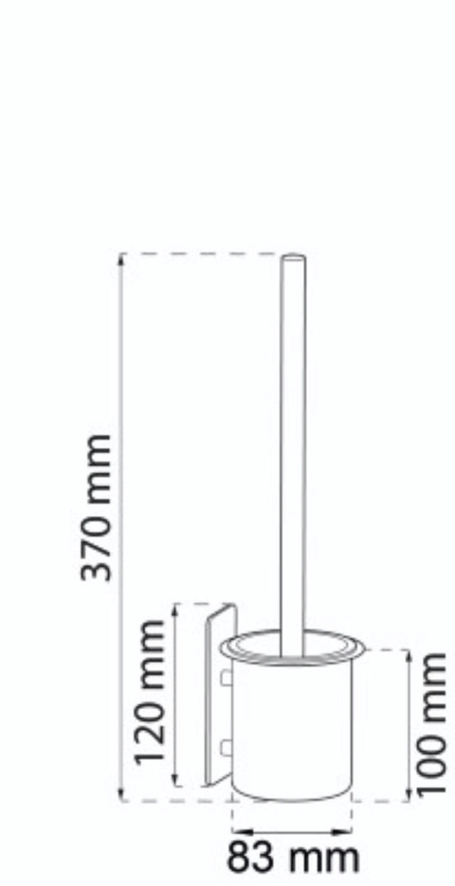 TOILETBØRSTESÆT FLAIR SORT 