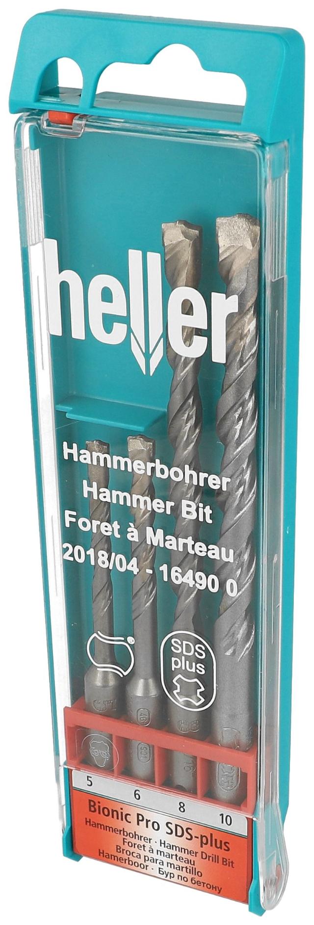 Heller hammerbor SDS sæt 5-10 mm.