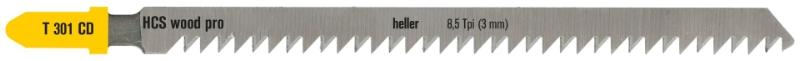 Heller stiksavklinge 105mm t/træ 8-65mm, pk a 5. T301CD