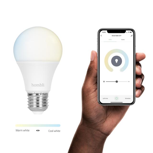 Hombli Smart Bulb 9W CCT (E27)