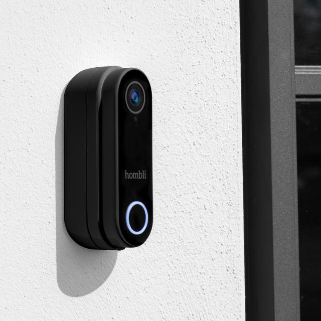 Hombli Smart Doorbell 2 Pack (Doorbell 2 + Chime 2), Black
